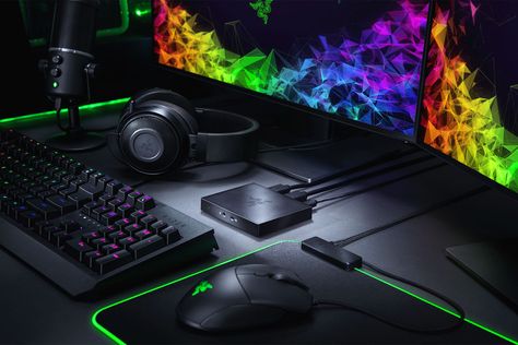 Razer Ripsaw HD - Game Capture Card Razer Gaming, Gaming Router, Computer Gaming Room, Gaming Mice, Gaming Room Setup, Gamer Room, Latest Games, Video Capture, Room Setup