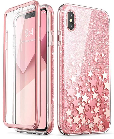 Sparkly Phone Cases, Sparkle Phone Case, Glitter Iphone Case, Iphone Xs Max Case, Glitter Phone Cases, Glitter Iphone, Screen Protector Iphone, Iphone 10, Apple Brand