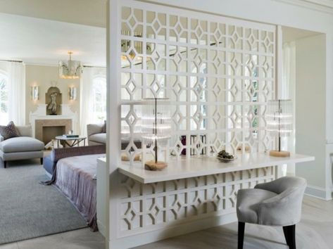 18 Clever Room Divider Ideas That Help You Separate The Rooms Without Walls - Top Inspirations Room Divider Ideas Diy, Reka Bentuk Bilik Tidur, Room Divider Headboard, Hiasan Dalaman Rumah, Small Room Divider, Temporary Room Dividers, Office Room Dividers, Reka Bentuk Dalaman, Room Divider Shelves