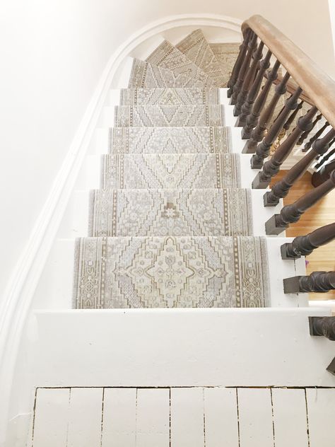 stair runner momeni rugs Oushak Stair Runner, Runner On Hardwood Stairs, Traditional Stair Runner Carpet, Stair Runner Farmhouse, Classic Stair Runner, Patterned Stair Runner, Boho Stair Runner, Hardwood Stairs With Runner, Vintage Stair Runner