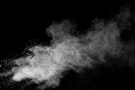 White powder explosion isolated on black... | Premium Photo #Freepik #photo #powder-explosion #powder-splash #smog #dust-cloud Dust Explosion, Powder Explosion, Snow Texture, Color Dust, Dust Particles, Green Powder, White Powder, Pink Sand, Background White