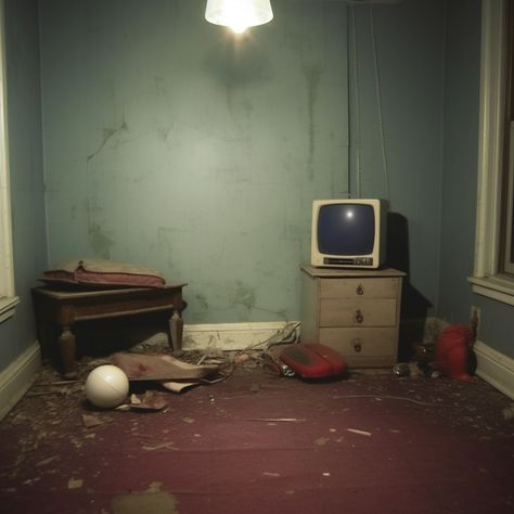 Abandoned Liminal Space, Abandoned Room Aesthetic, Backrooms Painting, Liminal Space Abandoned, Dark Liminal Spaces, Creepy Liminal Spaces, Liminal Spaces Creepy, Liminal Background, Liminal Space Room