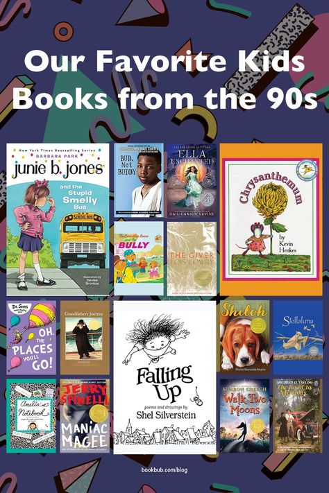 On the hunt for kids books for gifts? Try one of these classic 90s titles. Childhood Books 90s, Books From The 90s, 90s Kids Books, The Giver Lois Lowry, Nostalgic Books, Ereader Cover, Best Children Books, Childhood Books, Kid Activities