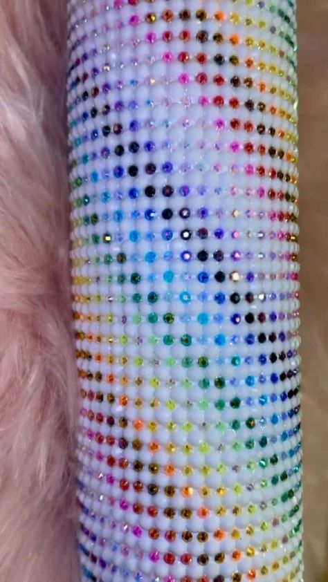 Click “visit” to watch the full video tutorial on YouTube: Elizabeth Sparkles ✨ Rhinestone Projects Diy, Diy Rhinestone Crafts, Rhinestone Tumbler, Bling Ideas, Rhinestone Cups, Rhinestone Projects, Rainbow Ombre, Rhinestone Crafts, Bling Crafts