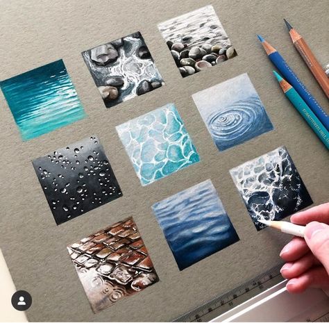 Kristina Webb, Prismacolor Art, Art Sketches Doodles, Drawing Water, Colored Pencil Artwork, Colored Pencil Art, Art Sketches Pencil, Colour Pencil, Instagram Travel