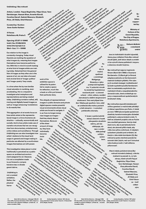 It's Nice That | An innovative approach to typography and ace use of monochrome from Prague's Parallel Practice Design De Configuration, Typographic Layout, Mises En Page Design Graphique, Zine Design, 타이포그래피 포스터 디자인, Text Layout, Plakat Design, Typography Layout, Design Editorial