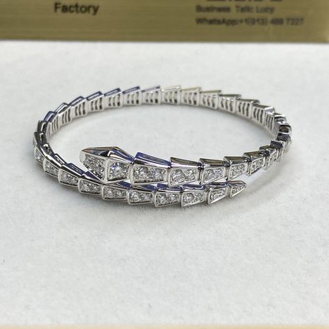 Bulgari Bracelet, Bulgari Serpenti, Diamonds Bracelet, White Gold Bracelet, Brand Jewelry, Van Cleef Arpels, Van Cleef, Gia Diamond, Luxury Brand