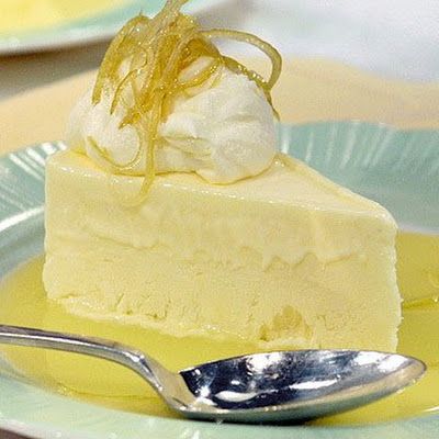 Frozen Lemon Mousse (Martha Stewart) Lemon Curd Dessert, Lemon Heaven, Granitas, Weight Watcher Desserts, Dessert Mousse, Mousse Cakes, Lemon Mousse, Frozen Lemon, Lemon Dessert