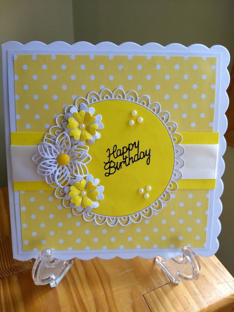 Cricut Birthday Cards, Birthday Card With Photo, Cards For Women, Happy Birthday Cards Handmade, Homemade Birthday Cards, Birthday Cards For Women, Cricut Cards, Embossed Cards, Birthday Cards Diy