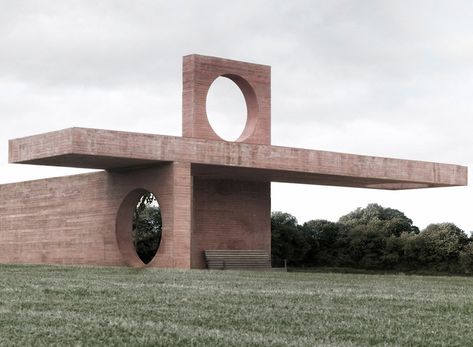 respite pavilion by graeme massie comprises three rectangular concrete planes | Netfloor USA Pool Pavilion, Architecture Today, Brutalism Architecture, Pavilion Architecture, Brutalist Architecture, Architecture Exterior, Sustainable Architecture, Brutalism, Architectural Inspiration