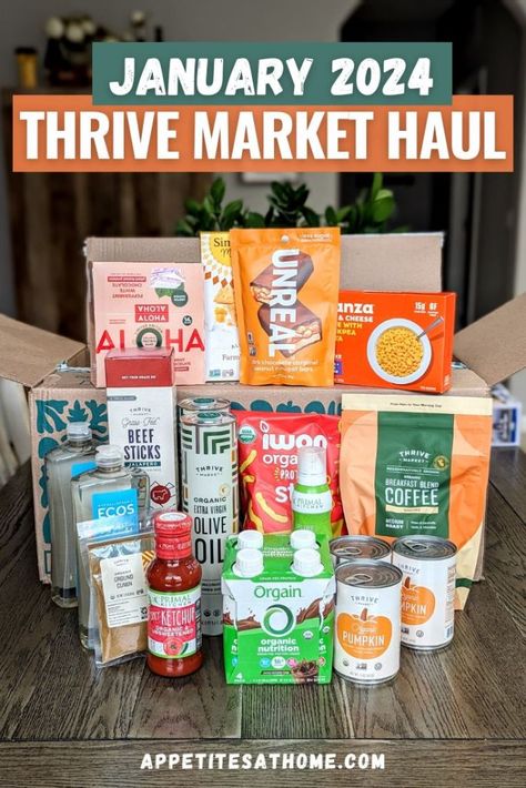 Thrive Market Must Haves, Thrive Market, January 2024, Must Haves, Marketing