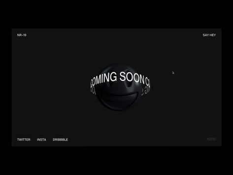 Coming Soon 😃 by Nathan Riley Coming Soon Page Design Inspiration, Coming Soon Website Design, Coming Soon Page Design, Under Construction Website, Green Chameleon, Coming Song, Coming Soon Template, Website Coming Soon, Id Design