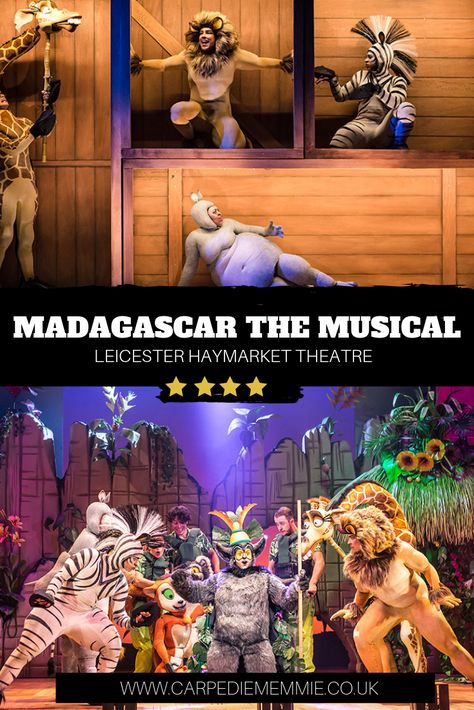 Madagascar Jr Set Design, Dreamworks Madagascar, Madagascar Musical Set, Lion King Theatre, Madagascar Gladagascar, Broadway Costumes, Dreamworks Movies, How Many Kids, Dreamworks Animation