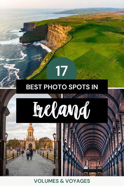 No trip to the Emerald Isle is complete without seeing the best photo spots in Ireland! We've rounded them up so all you have to do is take a pic. Ireland Picture Ideas, Ireland Instagram Pictures, Ireland Photoshoot, Dublin Ireland Photography, Ireland Packing List, Places In Ireland, Ireland Pictures, Ireland Destinations, Southern Ireland