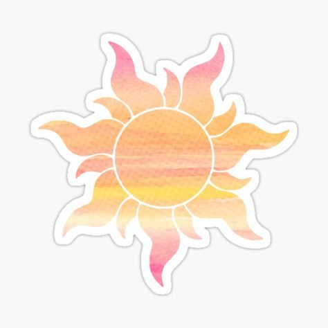 Sunrise Sticker, Tangled 2010, Stickers For Sale, Original Designs, Vinyl Decal Stickers, Vinyl Decal, Independent Artist, Sun, Cars