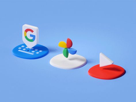 Icon Animation, Google Icons, Motion Animation, Motion Design Animation, 3d Icons, Ui Design Inspiration, 3d Artwork, Motion Graphics Animation, Wow Art