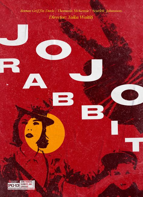 Jojo Rabbit Poster, Uni Posters, Edit Poster, Jojo Rabbit, Mini Movie, Movie Wall, Retro Graphic Design, Goblin Core, Music Pics