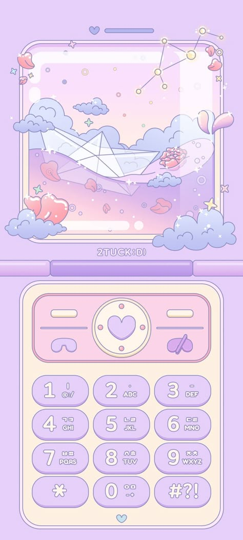 Galaxy Flip Wallpaper, Samsung Flip Wallpaper, Cute Mobile Wallpapers, Cocoppa Wallpaper, Iphone Wallpaper Kawaii, Images Kawaii, Cute Galaxy Wallpaper, Purple Themes, Wallpaper Cute