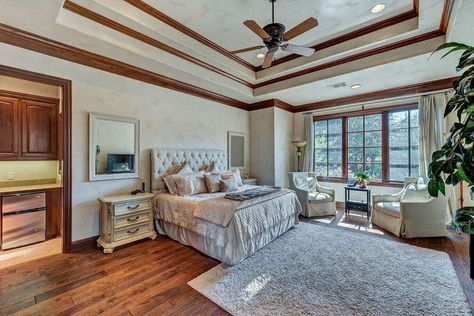 Pop star Selena Gomez is selling her Fort Worth mansion. Photo: Houston Association Of Realtors Selena Gomez House, Master Headboard, Bedroom Layout Design, Wainscoting Height, Wainscoting Hallway, Wood Wainscoting, Wainscoting Bedroom, Wainscoting Bathroom, Dining Room Wainscoting