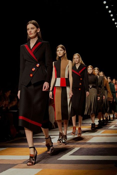 Salvatore Ferragamo AW15, Womenswear, Dazed runway, Milan Ferragamo Runway, Sonia Delaunay, Salvatore Ferragamo, Milan, Prada, Women Wear