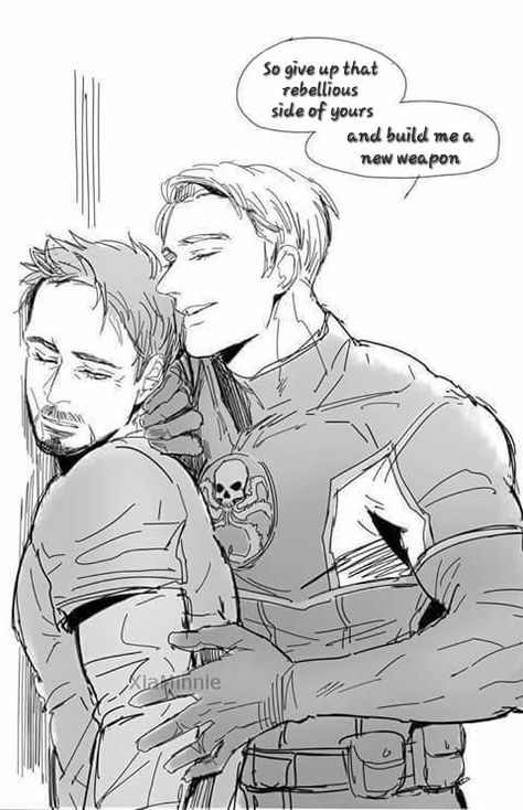 Captain America x Iron Man Steve Rogers X Tony Stark, Hydra Captain America, Captain Hydra, Tony Stark Steve Rogers, Tony Stark Fanart, Stony Avengers, Robin Comics, Superfamily Avengers, Iron Man Comic