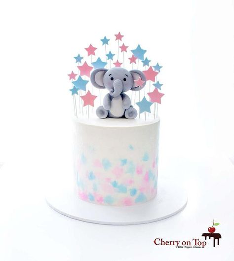 Gender Reveal Cake Elephant Theme, Gender Reveal Cake Elephant, Elephant Gender Reveal Cake, Elephant Gender Reveal, Cake Elephant, Elephant Cakes, Elephant Theme, Gender Reveal Cake, Baby Gender Reveal