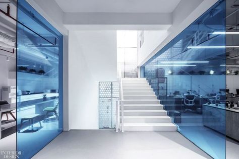 Glass Architecture, Hangzhou China, Hospital Interior, Concrete Stairs, Glass Walls, Through Time And Space, Glass Partition, Greenhouses, Hangzhou