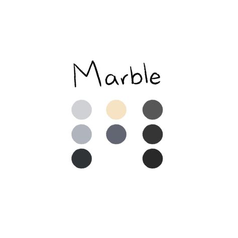 Marble color palette + example | Genevieve's Design Studio on Patreon Marble Color Palette, Color Pallete, Hex Codes, Color Picker, Learning Graphic Design, Marble Colors, Colour Palettes, Colour Palette, Color Palette