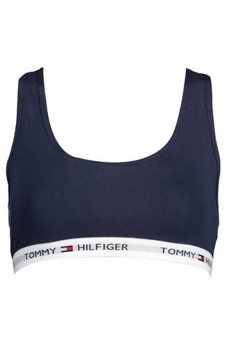 Sporty Long Sleeve Tommy Hilfiger Top, Tommy Hilfiger Sporty Logo Print Tops, Blue Sporty Tommy Hilfiger Tops, Fitted V-neck Tommy Hilfiger Tops, Tommy Hilfiger Bralette, Tommy Hilfiger Top, Denim Sneakers, Sporty Looks, Tommy Hilfiger Logo