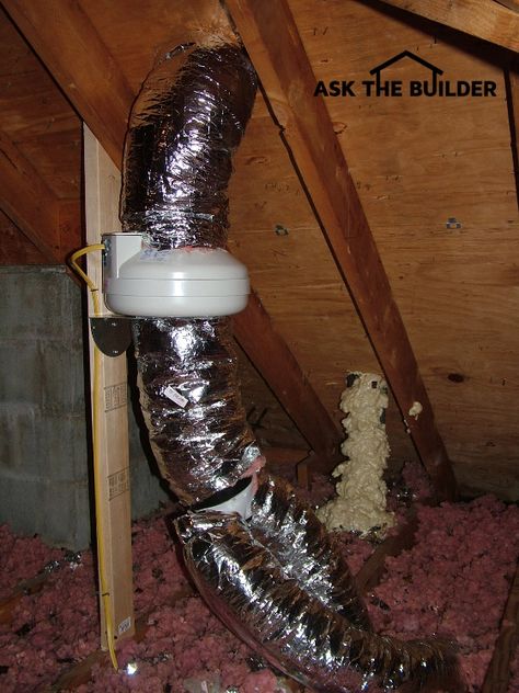 Bathroom exhaust fans are vital components of your home's ventilation system. Bathroom fans not only exhaust offensive odors, they also pipe vast amounts of humid air to the exterior of your home. Bathroom vent fans come in all types and sizes, but I prefer the ones that have the fan motor located in the attic. Hvac Ductwork, Bathroom Vent Fan, Bathroom Vent, Whole House Fan, Ceiling Vents, Mold In Bathroom, Bathroom Exhaust, Exhaust Fans, Hvac Company