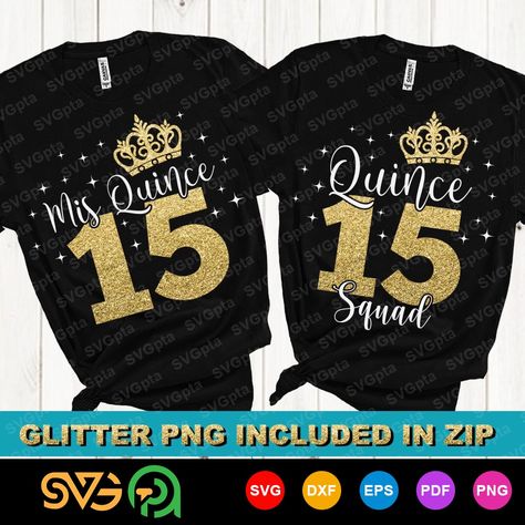 Mis quince SVG, Mis quince Squad SVG, Quinceanera shirt, #Misquincecutfiles #MisquincesquadSVG #MisquinceSVG #Quinceanerashirt - 3.55 Check more at https://svgpta.com/mis-quince-svg-mis-quince-squad-svg-quinceanera-shirt/ Glitter Png, Quince, Quinceanera, Svg Files, Sports Jersey, Quick Saves