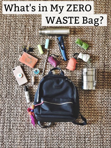 Environmentally Friendly Living, What's In My Bag, Everything I Own, Eco Lifestyle, Eco Green, Eco Travel, Low Waste, Zero Waste Living, Zero Waste Lifestyle