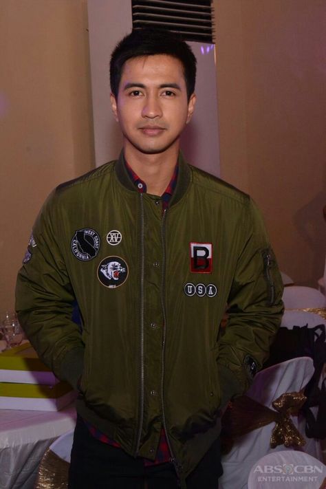 Rk Bagatsing Photos, Filipino Actors, Maja Salvador, Fav Celebs, Asian Actors, Boyfriend Material, Actors & Actresses, Phone Wallpaper, Bomber Jacket