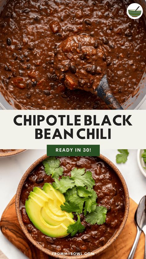 Chili Recipe With Black Beans, Chipotle Black Beans, Vegan Chipotle, Slow Cooker Beans, Favorite Chili Recipe, Southwestern Recipes, Vegetable Casserole Recipes, Plant Based Soups, Dried Black Beans