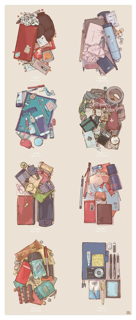 Backpack Art Reference, Haikyuu Headcanons, Character Posing, Powers Art, Backpack Drawing, Comic Inspiration, Objects Art, Tamako Love Story, Arte Indie