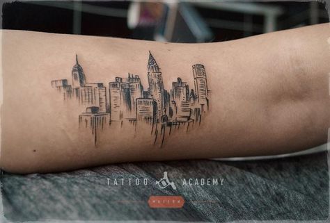 Sky Scraper Tattoo, Delft Tattoo, Leg Tattoo, Hand Tattoos For Guys, Tattoo Inspo, Leg Tattoos, Delft, Hand Tattoos, Tattoos For Guys