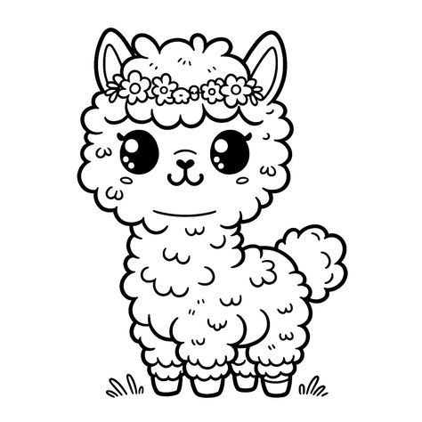 alpaca llama free coloring pages Alpaca Coloring Pages, Color Pages, Animal Coloring, Animal Coloring Pages, Be Creative, Free Coloring Pages, Free Coloring, Coloring Page, Llama