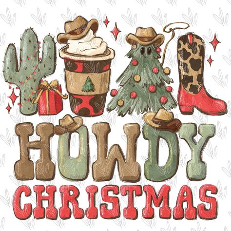 Cow Graphic, Christmas Sublimation Designs, Western Sublimation Designs, Cowboy Christmas, Western Christmas, Cow Girl, Christmas Background, Christmas Wallpaper, Cow Print