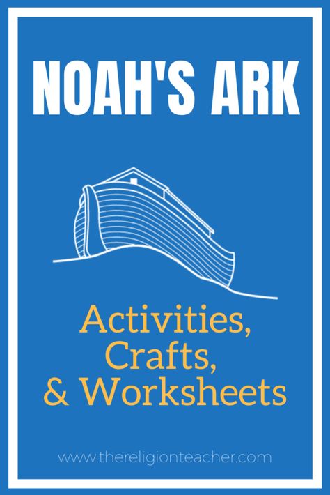 Noah's Ark Activities For Kids, Noah Ark Craft, Noah's Ark Activities, The Good Samaritan Lesson, Noahs Ark Vbs, Noahs Ark Preschool, Bible School Games, Noahs Ark Activities, Noahs Ark Craft