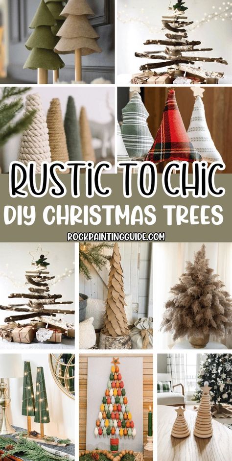 Rustic to Chic: 40 DIY Tabletop Christmas Tree IDeas To Make 43 Wood Christmas Tree Ideas Diy Projects, Diy Table Top Christmas Tree Ideas, Diy Little Christmas Trees, Diy Tabletop Christmas Tree, Tree Crafts For Adults, Diy Mini Christmas Tree Ideas, Tabletop Christmas Tree Ideas, Diy Rustic Christmas Tree, Diy Christmas Tree Ideas