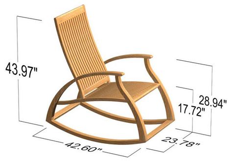 Aria Modern Contemporary Luxury Teak Rocking Chair modern-rocking-chairs Teak Rocking Chair, Home Shelter, Rocking Chair Plans, Mismatched Dining Chairs, Chair Drawing, Modern Rocking Chair, Wooden Rocking Chairs, Chair Makeover, Painted Chairs