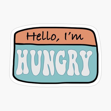 Im Hungry, Pride Stickers, Planner Inspiration, Bullet Journal Doodles, Journal Doodles, Glossier Stickers, Vinyl Sticker, My Art, Awesome Products