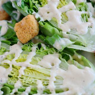 Creamy Parmesan Caesar Salad | Recipe Salad To Go, Creamy Caesar Dressing, Caesar Dressing Recipe, Salads To Go, Caesar Salad Recipe, Beautiful Salad, Creamy Parmesan, Caesar Dressing, Trending Recipes