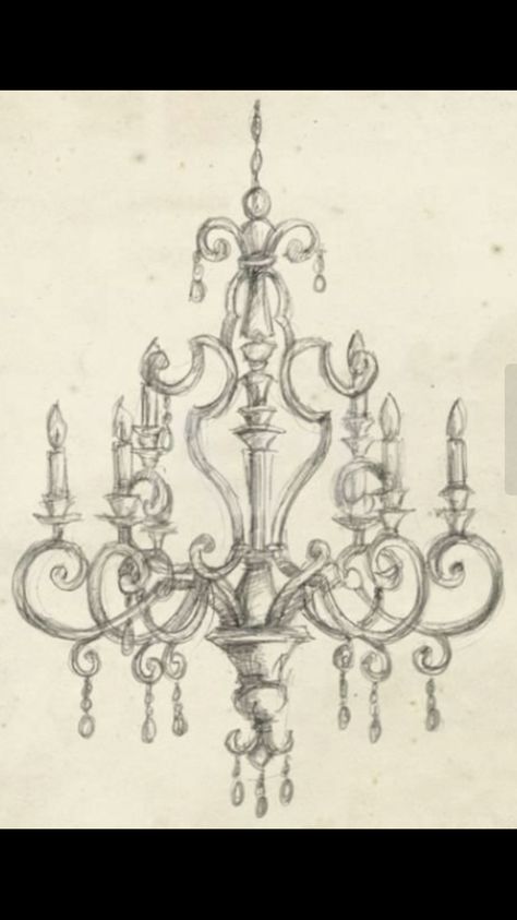 Chandelier Illustration Vintage, Vintage Castle Drawing, How To Draw A Chandelier, Chandelier Drawing Simple, Chandelier Tattoo Design, Chandelier Sketch, Chandelier Illustration, Chandelier Drawing, Royal Sketches