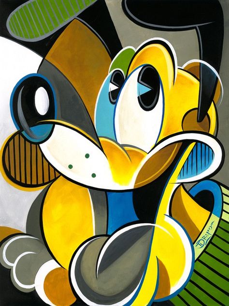 Image detail for -Walt Disney Fine Art by Tim Rogerson | Animation Sensations Tim Rogerson, Disney Pop Art, Disney Poster, Wide Art, Pluto Disney, Disney Enchanted, Disney Pics, Disney Fine Art, Disney Artists