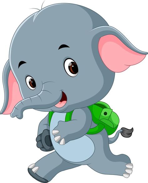 cute elephant with backpack Backpack Vector, Elephant Cute, Cute Elephant, Transparent Png, Png Images, Adobe Illustrator, Vector Images, Hello Kitty, Illustrator