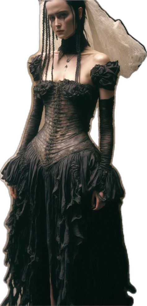 Gothic Couture, Runway Fashion Couture, Gothic Wedding, Gothic Dress, Couture Gowns, Mode Inspo, Fantasy Fashion, Dark Fashion, Fancy Dresses