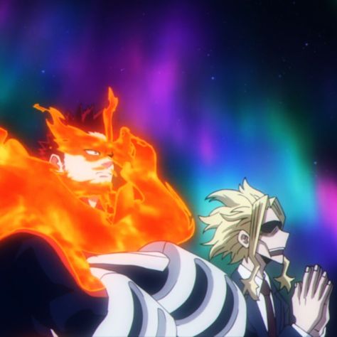 #AllMight #ToshinoriYagi #Toshinori #Yagi #EnjiTodoroki #Enji #Todoroki #Endeavor #BokunoHeroAcademia #MyHeroAcademia #BNHA #anime Enji X Toshinori, Enji X All Might, All Might And Endeavor, Endeavor Mha, Todoroki Endeavor, Enji Todoroki, Toshinori Yagi, Mha Icons, 2nd Chance