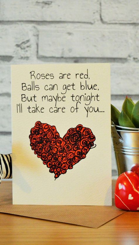 Cards Boyfriend, Selamat Hari Valentine, Bday Gifts For Him, Boyfriend Card, Anniversary Cards For Him, Valentines Day For Him, Funny Anniversary, Husband Card, Funny Anniversary Cards