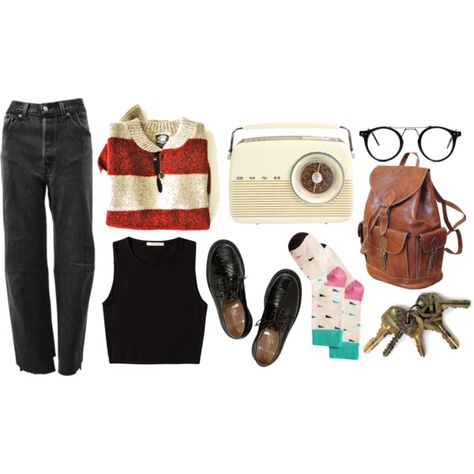 terrified by meowwsxa on Polyvore featuring moda, Pieces, Leviâs, Happy Socks, Purified and Great Plains Great Plains, Future Apartment, Wardrobe Ideas, Happy Socks, Apartment Inspiration, Dream Closet, Pinterest Likes, Lookbook, Casual Outfits